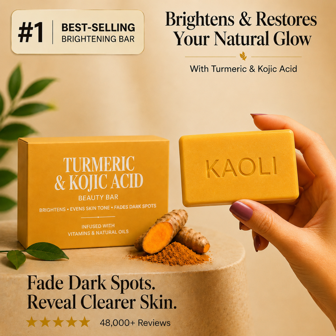 ✨ Limited-Time Offer ✨ Turmeric & Kojic Acid - Brightening Soap (Buy 1 Get 1 Free)