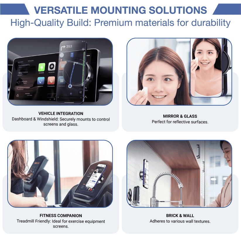 🔥360° Rotation Sucker Magnetic Phone Holder